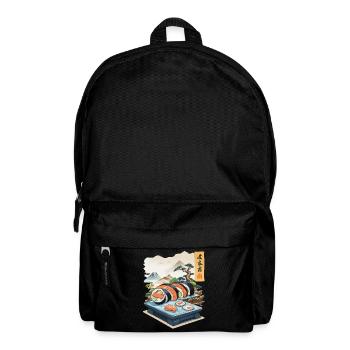 Japon Sushi Nourriture Streetwear Design Esthétique - Sac à dos - noir - Devant