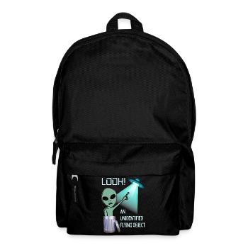 Watch UFO - Backpack - black - Front