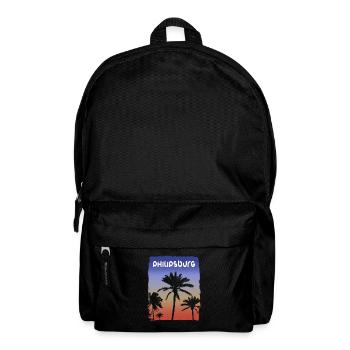 Philipsburg Sint Maarten Sunset Vacation Souvenir - Backpack - black - Front