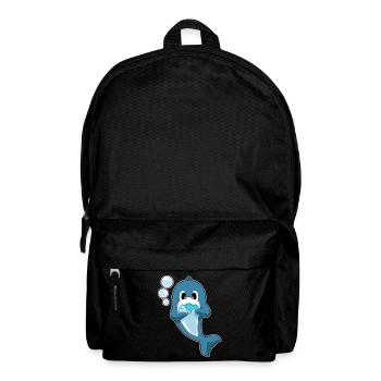 Dolphin Fish - Backpack - black - Front