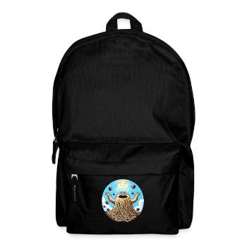 Drôle d’athée volant Spaghetti Monster - Sac à dos - noir - Devant