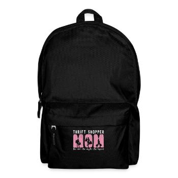 Thrift Shopper Mom The Idol Loves Thrift Shopping - Backpack - black - Front