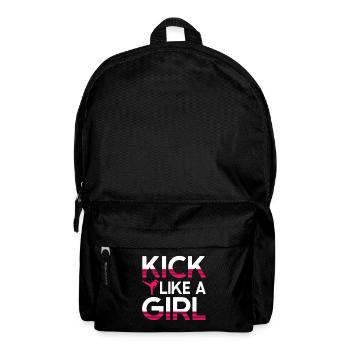 Karate Girl Martial Arts Women Karate Kick - Rucksack - Schwarz - Vorne