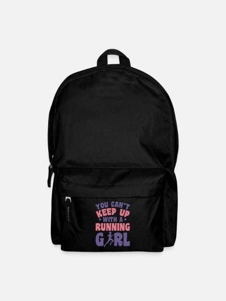 Läuferin - Rucksack - Schwarz