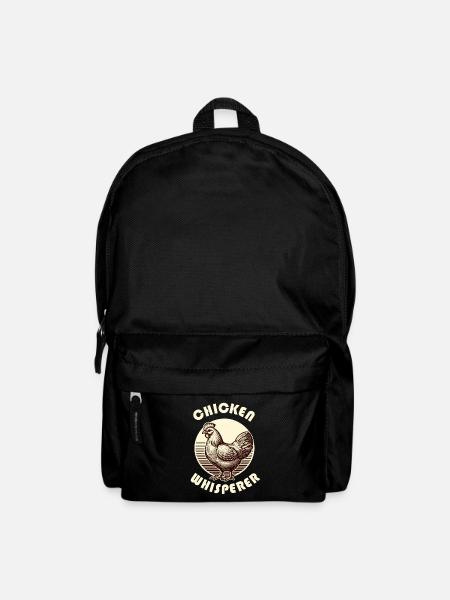 Huhn Hühner Hühner Flüsterer Hühnerstall Bauernhof - Rucksack - Schwarz