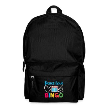 Joueur de bingo Gagnant de la loterie Bingo - Sac à dos - noir - Devant