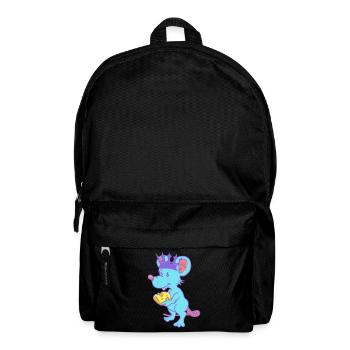 Rongeur, Rat, Fromage, Roi, Souris, Animaux Domestiques, Enfant - Sac à dos - noir - Devant