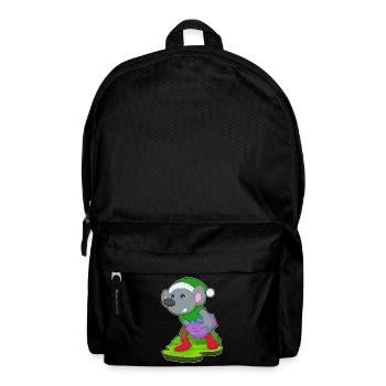 Mouse Christmas Package - Backpack - black - Front