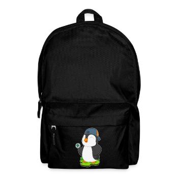 Pinguin Handballspieler Handball - Rucksack - Schwarz - Vorne