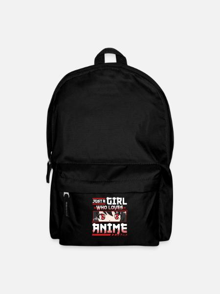 Just A Girl Who Loves Anime Cosplay Girls Costume - Backpack - black