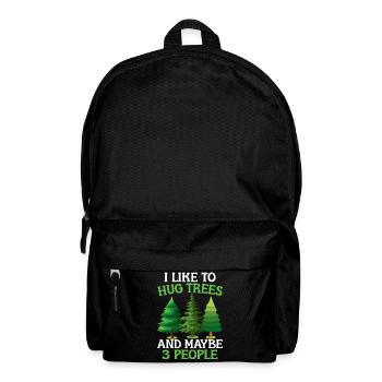 Tree conservationists and environmentalists - Backpack - black - Front
