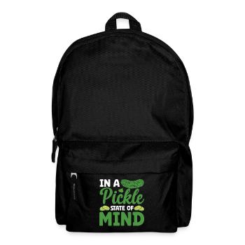 Gurke Gurken Food Liebhaber Gurken Liebhaber - Rucksack - Schwarz - Vorne