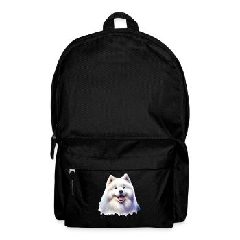 Samoyed Dog Gifts Cute Samoyed Dog Graphic - Backpack - black - Front