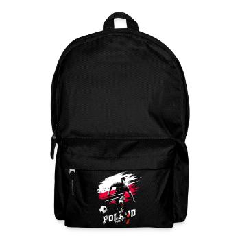 Football Poland Poland Flag Flag Player Grunge - Backpack - black - Front