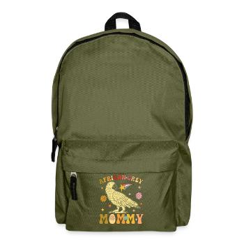 Groovy Grey Parrot Women - Backpack - olive green - Front