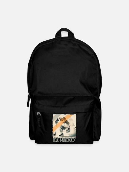 Eishockeyspieler Eishockey - Rucksack - Schwarz