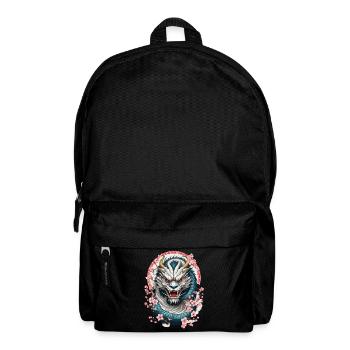 Japanese Dragon Tattoo Aesthetic Streetwear - Backpack - black - Front
