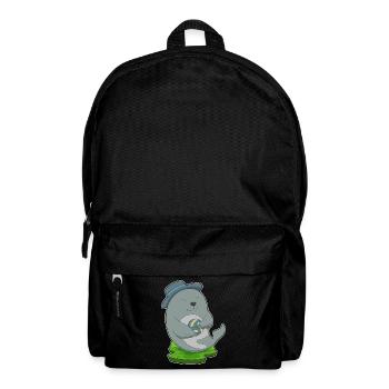 Seehund Volleyballspieler Volleyball - Rucksack - Schwarz - Vorne