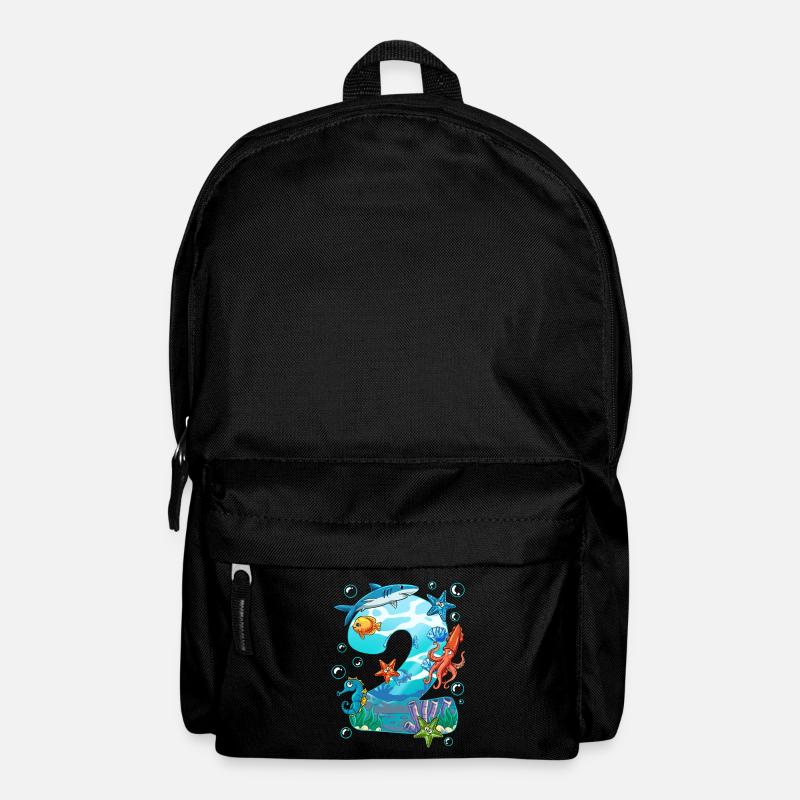 2nd Birthday Sea Creatures - Backpack - black