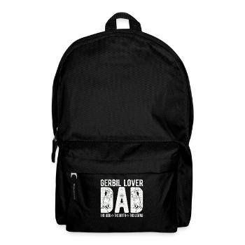 Gerbil Lover Dad The Idol The Myth The Racing Rat - Backpack - black - Front