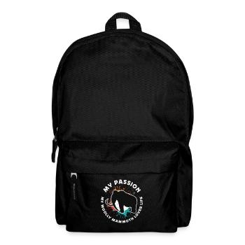 Woolly Mammoth Lover My Passion My Trunked Animals - Backpack - black - Front