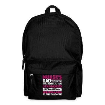 Nurse Nurse's Dad - Backpack - black - Front