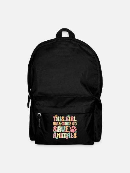 Groovy Vet Girl Tierarzthelferin - Rucksack - Schwarz