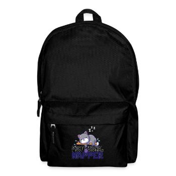 Professinonal Napper, Cat, Cats, Baby, Cats - Backpack - black - Front