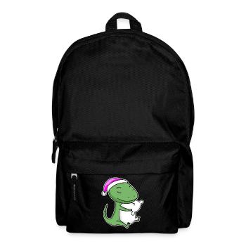 Eidechse Müde Ausschlafen Schlafen Mädchen - Rucksack - Schwarz - Vorne