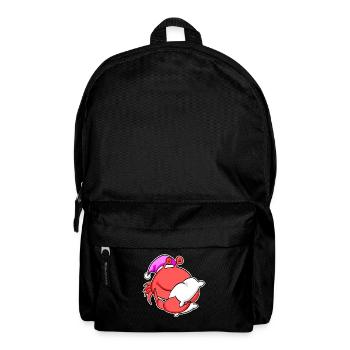 Krabbe Müde Ausschlafen Schlafen Mädchen - Rucksack - Schwarz - Vorne
