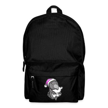 Krähe Müde Ausschlafen Schlafen Mädchen - Rucksack - Schwarz - Vorne
