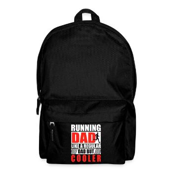 Running Dad Marathon Runner Coach Marathoner - Backpack - black - Front
