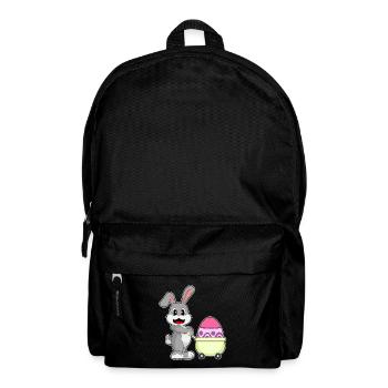 Bunny Easter Shopping - Backpack - black - Front