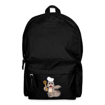 Seehund Koch Kochtopf Kochen - Rucksack - Schwarz - Vorne