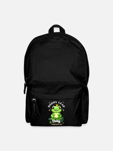 Hopfen-Schalttag-Frosch - Rucksack - Schwarz