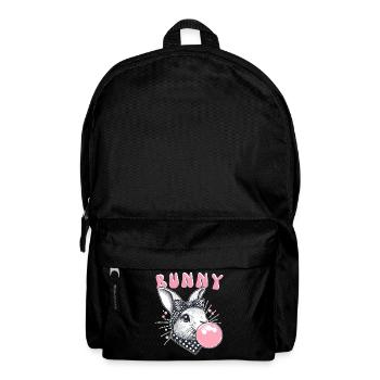 Bunny Bubblegum Bandana Bunny Cute Retro Bunny - Backpack - black - Front