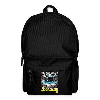 Boracay Philippines Summer Vacation Boaracay Beach - Backpack - black - Front