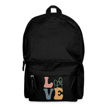 LOVE Roller Coaster Amusement Park - Backpack - black - Front