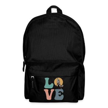 AMOUR loup-garou loup hurlant fourrure Fandom Fursuit - Sac à dos - noir - Devant