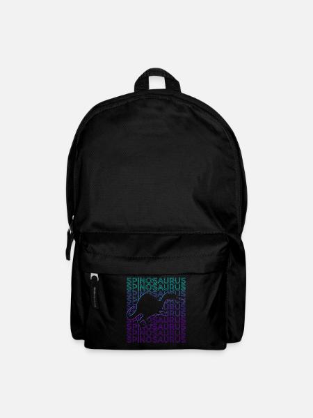 Spinosaurus Dinosaurier Retro - Rucksack - Schwarz