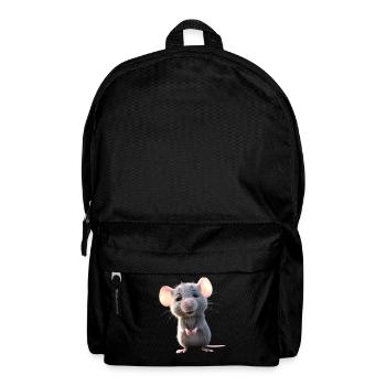 Rat, Cute Mouse, Rodents, Dwarf Mouse, Small Rats - Backpack - black - Front