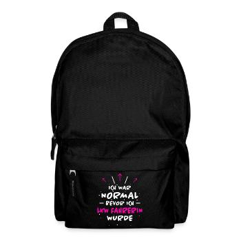 LKW Fahrerin Spruch Fun Lastwagenfahrerin Geschenk - Rucksack - Schwarz - Vorne
