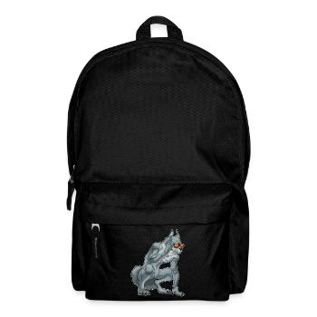 Werwolf Halloween Sonnenbrille - Rucksack - Schwarz - Vorne