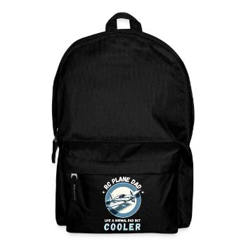 Men's Model Airplane Model Making Father's Day Flying - Backpack - black - Front