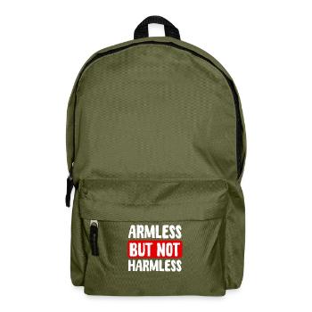 Lustiger Spruch Für Armamputierte - Rucksack - Olivgrün - Vorne