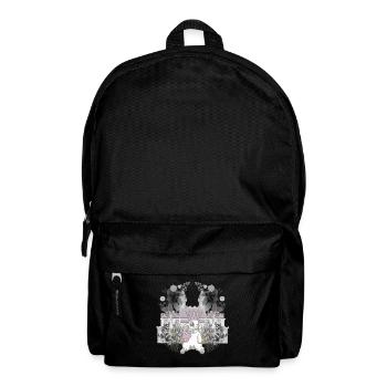 Bunny King Ruler Retro Vintage Fairy Tale Character - Backpack - black - Front