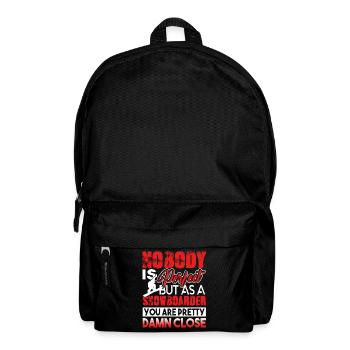 Snowboarding Proud To Be A Snowboarder - Backpack - black - Front