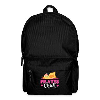 Instructeur de Pilates Professeur de poulet - Sac à dos - noir - Devant