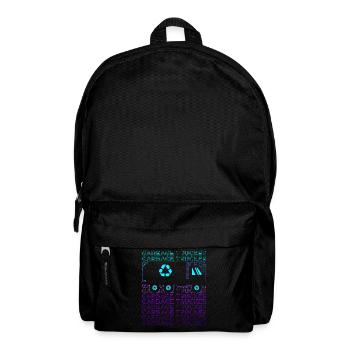 Garbage Trucker Recycling Trash Truck Waste Sorting - Backpack - black - Front