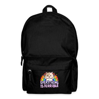 Everything is horrible sarcasm rainbow - Backpack - black - Front